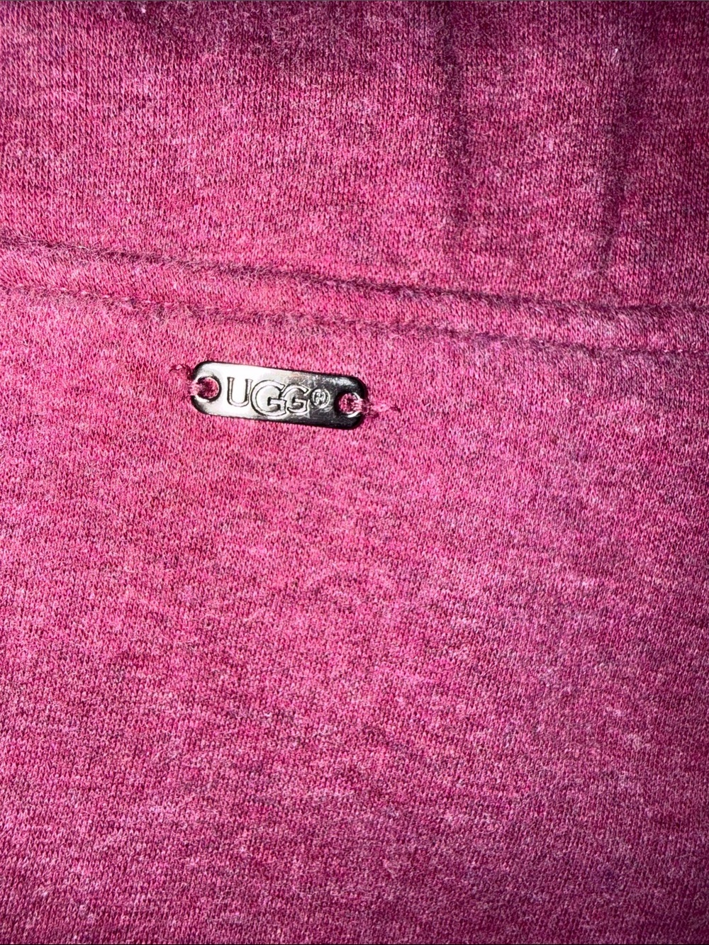 UGG Girls' Raspberry Pink Drawstring Sweatpants - Picture 2 of 4
